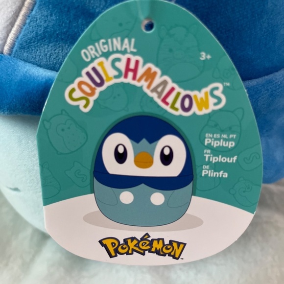 NWT Squishmallows Pokémon Piplup - Picture 5 of 5
